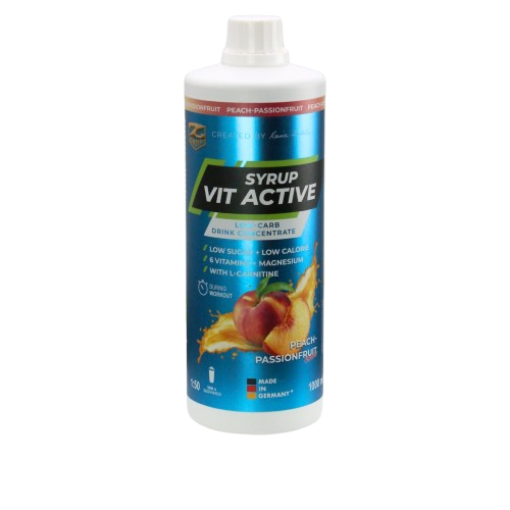Εικόνα της ΣΙΡΟΠΙ VITACTIVE + L-ΚΑΡΝΙΤΙΝΗ - 1000ML ΡΟΔΑΚΙΝΟ