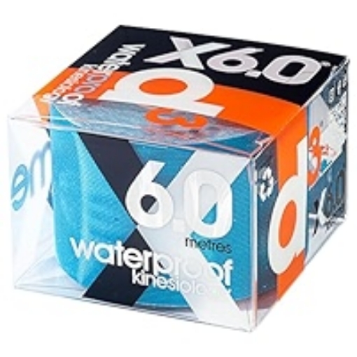 Εικόνα της Ταινία κινησιολογίας d3Tape X6.0 Waterproof - Ηλεκτρικό μπλε, 5 cm x 6 m