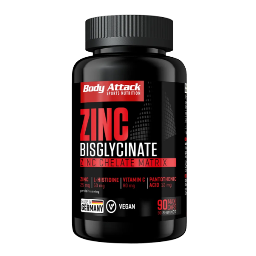 Εικόνα της Zinc Bisglycinate  (90 Caps) Body Attack