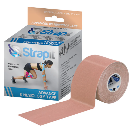 Εικόνα της Ταινία κινησιολογίας Advance 5cm x 5m Μπεζ – Strapit