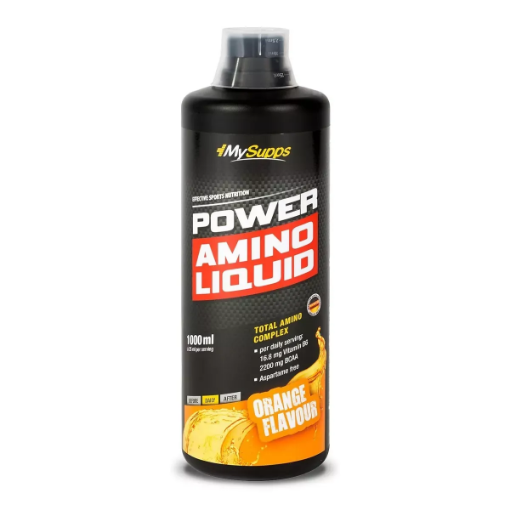 Εικόνα της My Supps Power Amino Liquid – 1L Πορτοκάλι – Body Attack