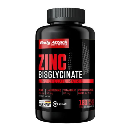 Εικόνα της Zinc Bisglycinate  (180 Caps) Body Attack