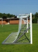 Εικόνα της Poarta Fotbal Aluminiu 7.32x2.44 m, cu cadru fix de sol