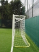 Εικόνα της Poarta futsal otel 3x2 m, montata in manșoane, cu suporturi sudate si lant pentru plasa