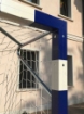 Εικόνα της Poarta handbal fixa 3x2m, aluminiu 80x80mm, cu socluri