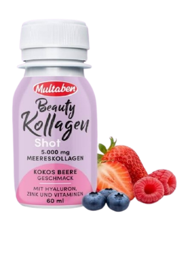 Εικόνα της Beauty Colagen Shot 60ml Cocos si Fructe de padure- Multaben 