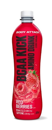 Εικόνα της BCAA KICK Κόκκινα Φρούτα - 500 ml Body Attack